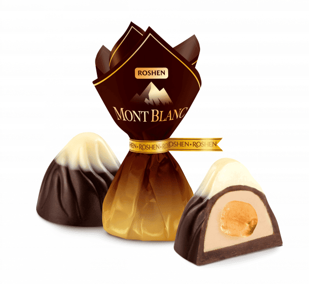 Цукерки Рошен Монблан цільн ліс горіх 1кг